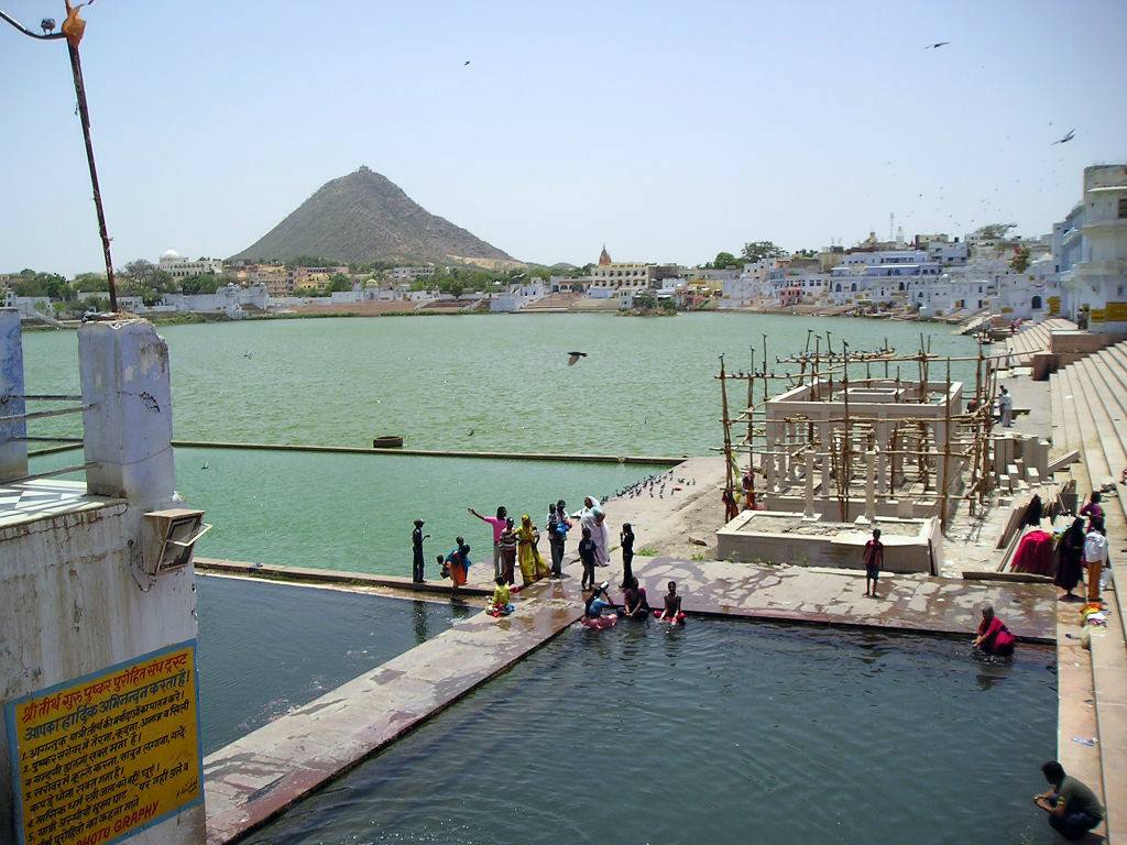 the sacred lake of Pushkar