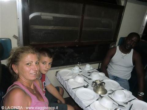 DINNER ON THE TRAIN OF MY AFRICA