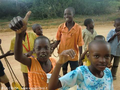 THE CHILDREN OF THE VILLAGES SCATTERED IN THE BUSH