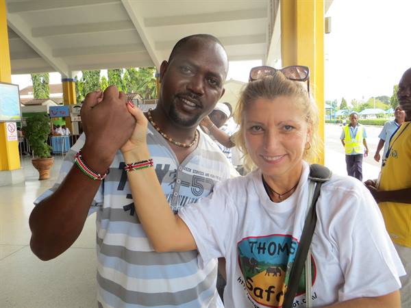 at Mombasa Airport the Arrival