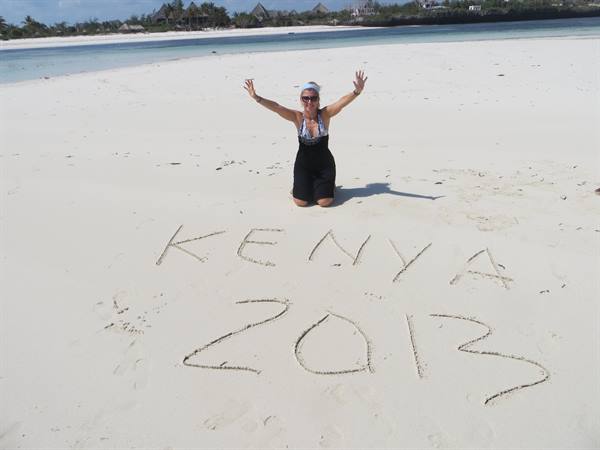 the oceane Breeze beach in Watamu