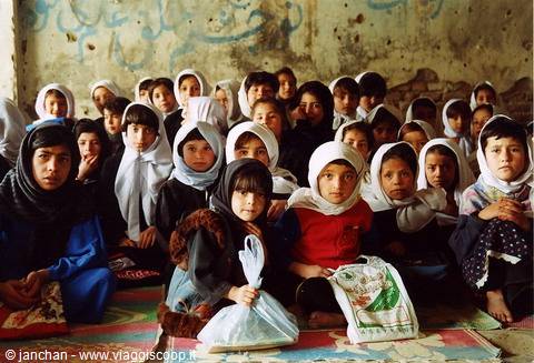 everyone in class, Kabul 2004