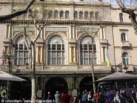 the Liceu theatre in Barcelona