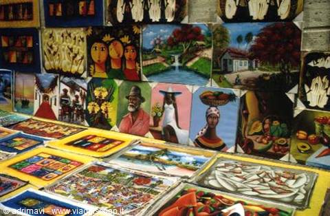 naive paintings - Santo Domingo