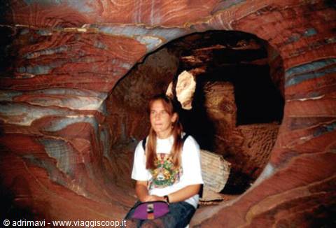 interior of a tomb - Petra