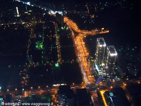view from the top of Taipei 101