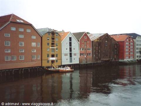 the picturesque wooden houses - Trondheim