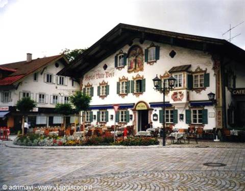 colorful houses near Munich