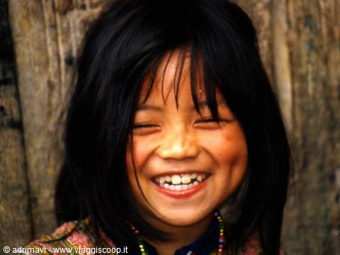 village of Ban Pho - young girl