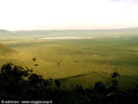 the Ngorongoro crater
