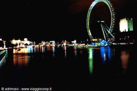night view from Westminster Bridge - London