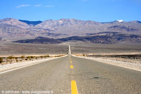 along the Death Valley