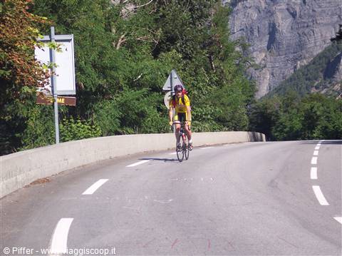 Here I am sprightly halfway up the climb