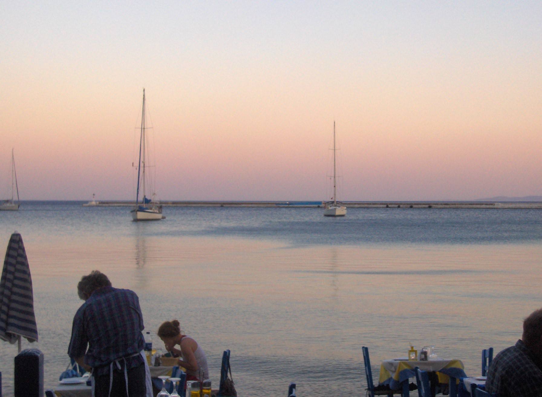 Sunset in Pythagorio