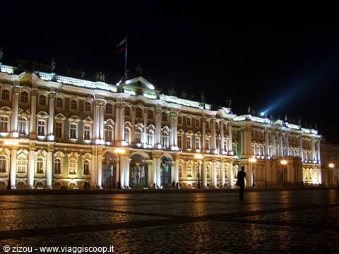 HERMITAGE AT NIGHT
