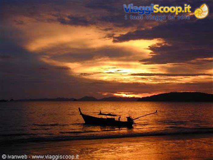 Sunset at Ao Nang