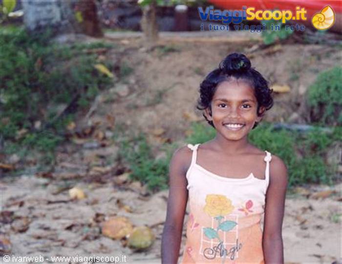 Nilani, one of the little girls who was always with us on the beach...