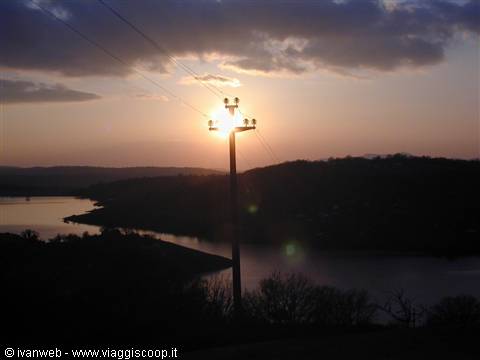 Sunset over the Supramonte