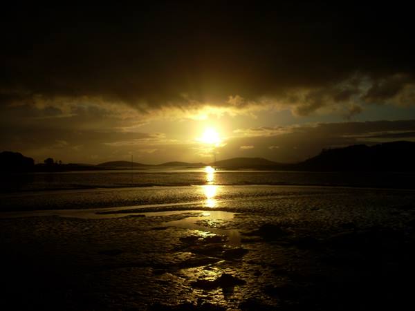 Sunset in Newport