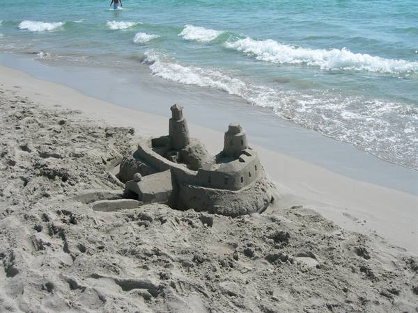sandcastles