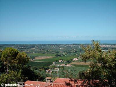 Panorama from Castagneto Carducci