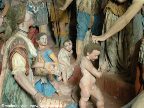 Hand-painted terracotta Nativity figurines, Neapolitan presepe characters