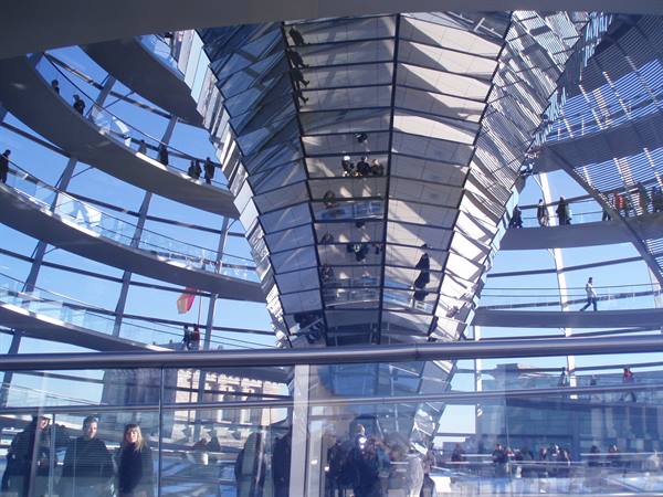 Reichstag the glass dome