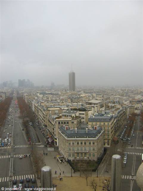 from the arc de triomphe