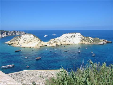 isola del cretaccio from above