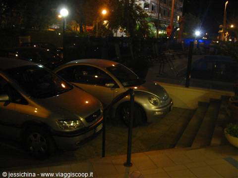 'magghino' in the hotel car park