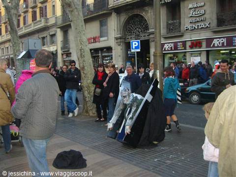 artists on the ramblas