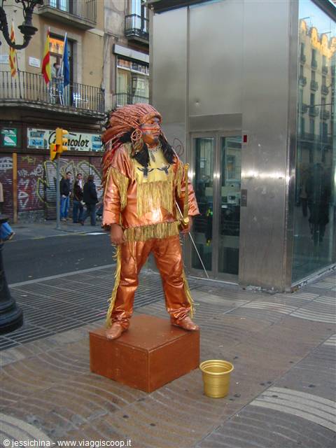 artists on the ramblas