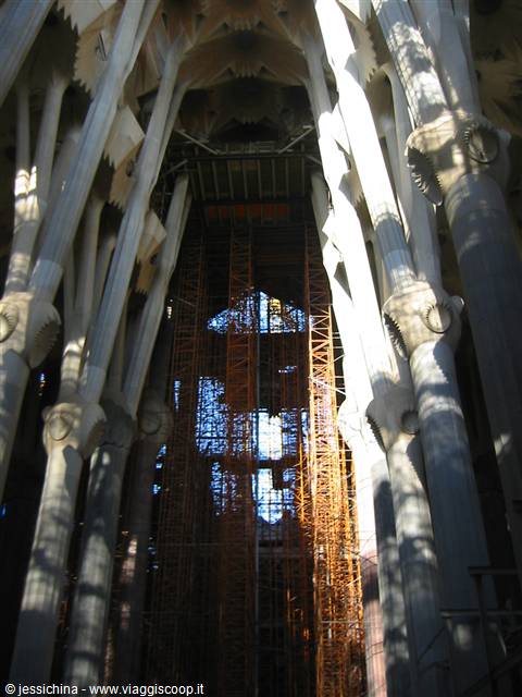 inside sagrada familia