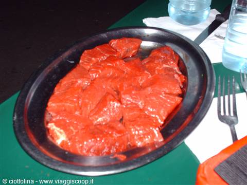 MEAT FOR THE FONDUE A' LA BOURGIGNONNE