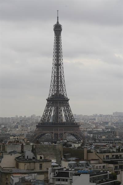 Eiffel Tower from Arc de Triomphe