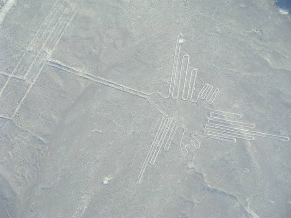Nasca lines: the Hummingbird