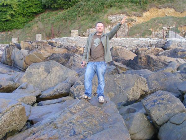ME ON THE CLIFFS IN BRITTANY