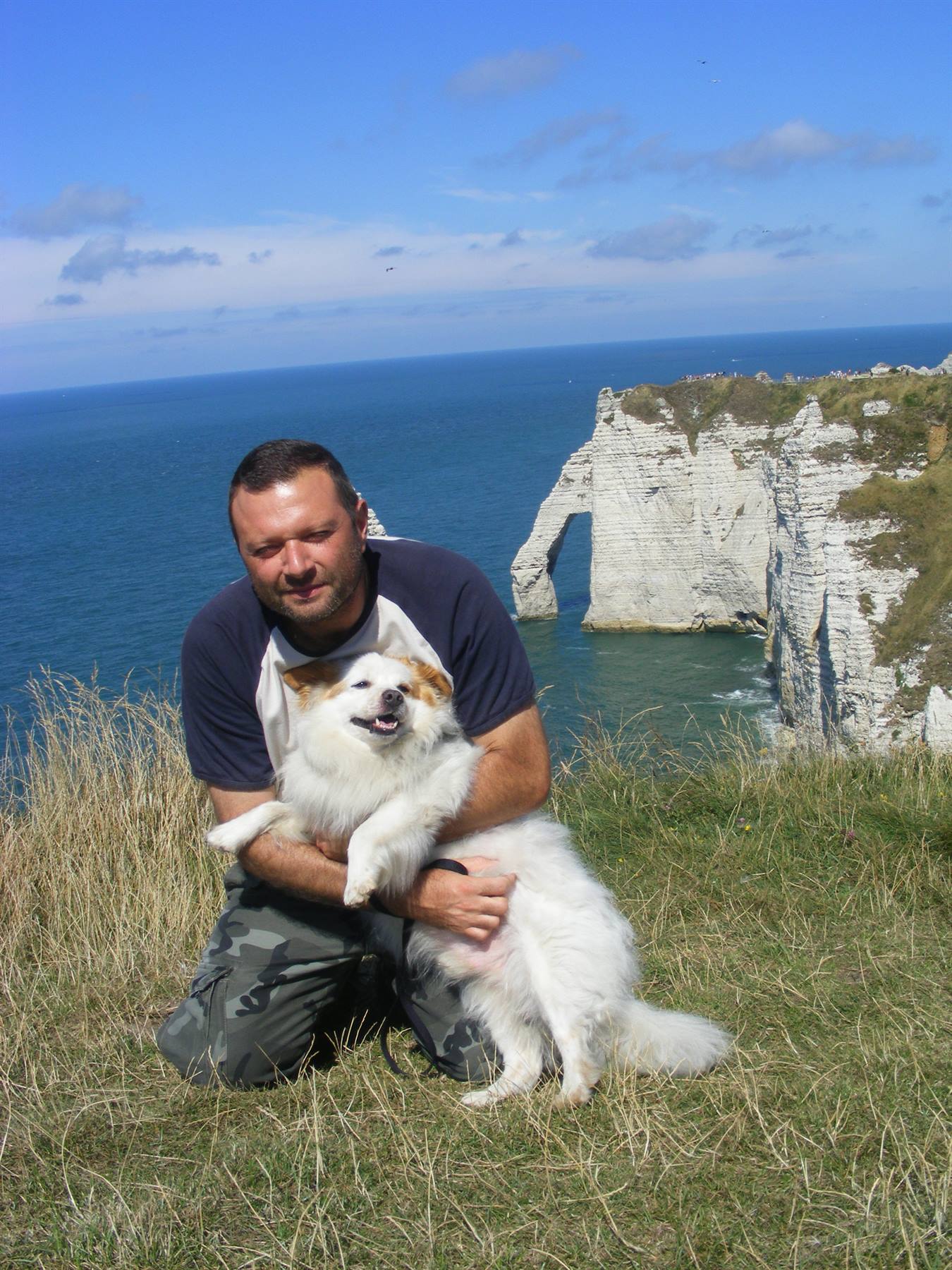 ME AND UGO BEDDU IN ÉTRETAT