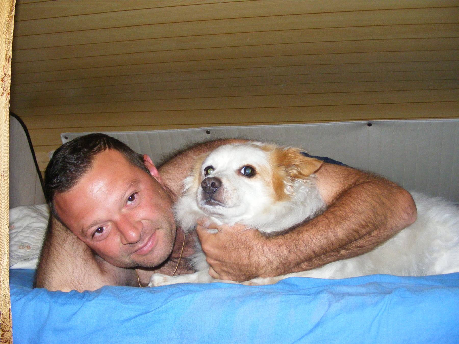 ME AND UGO BEDDU IN THE CAMPER