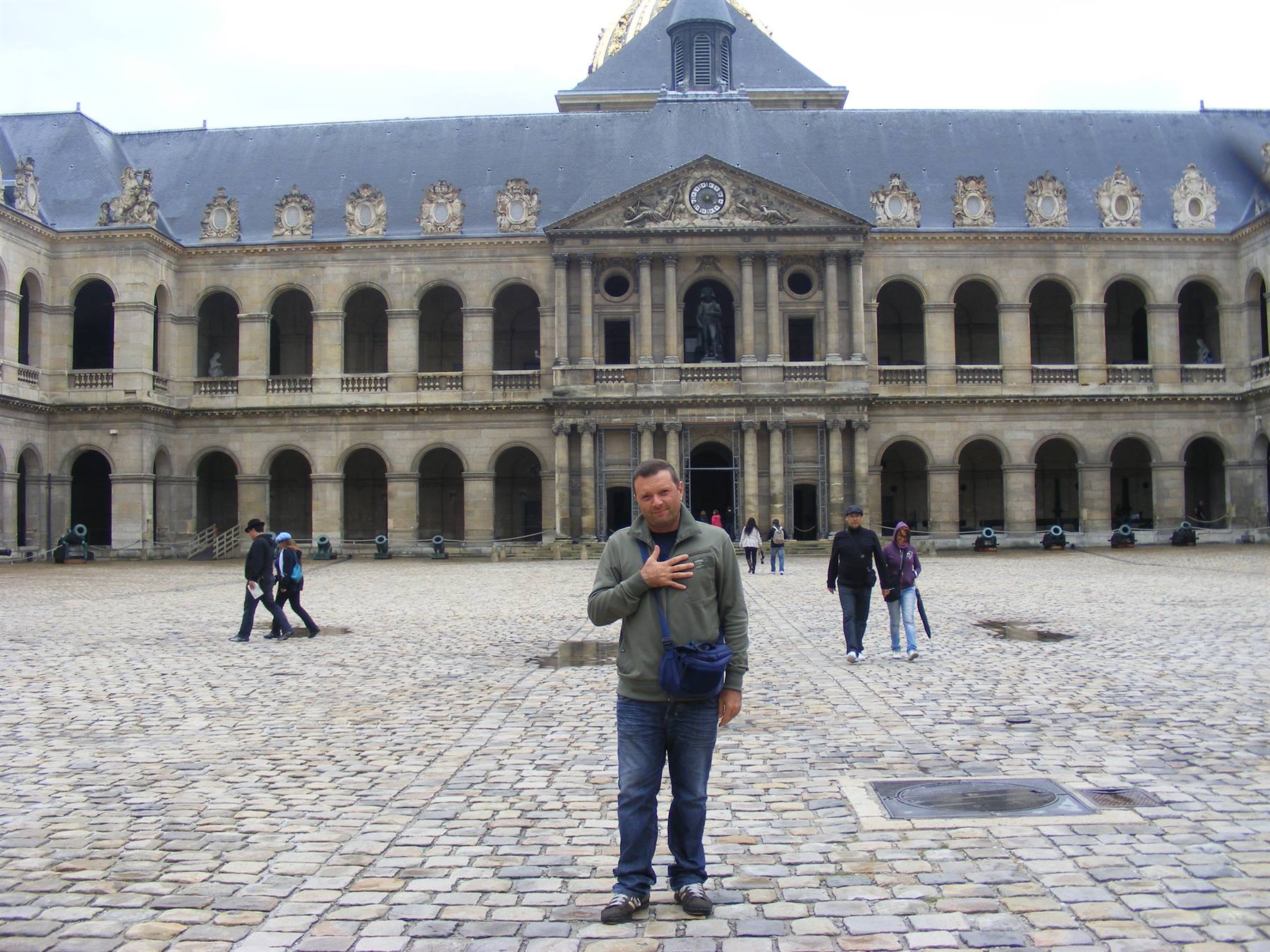 PARIS: ME AT THE HOTEL DES INVALIDES