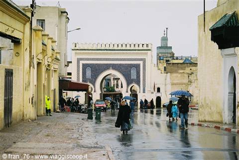 entrance gate to the medina of fes