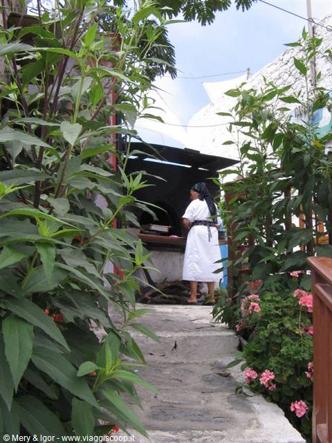 The wood-fired oven of the taverna 'The Milos'