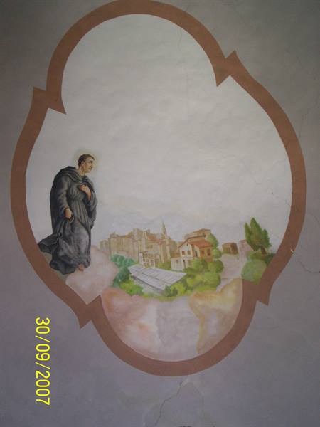 The ceiling of the Chapel