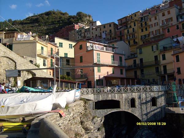 The small but pretty Manarola
