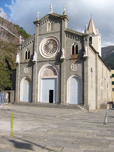 The Church of San Giovanni Battista in Riomaggiore
