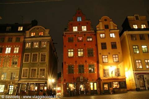 Stortorget square at night, Stockholm