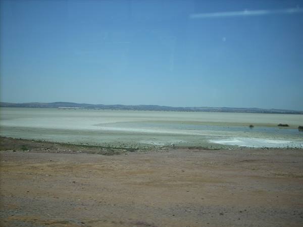 the salt lake in tunis