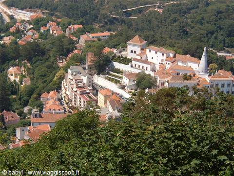 Sintra seen from the Castelo dos Mouros