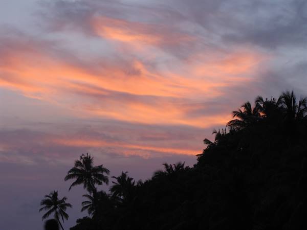 Maldivian sunset
