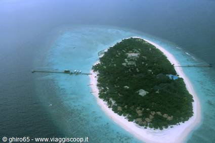 The island from above